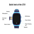 Kids Smartwatch | 4G GPS+WiFi Tracking & HD Touchscreen | IP67 Water-Resistant