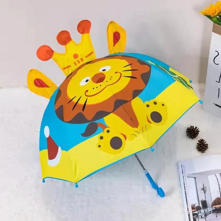 Kids Umbrella | Rainbow Canopy & Child-Safe Handle