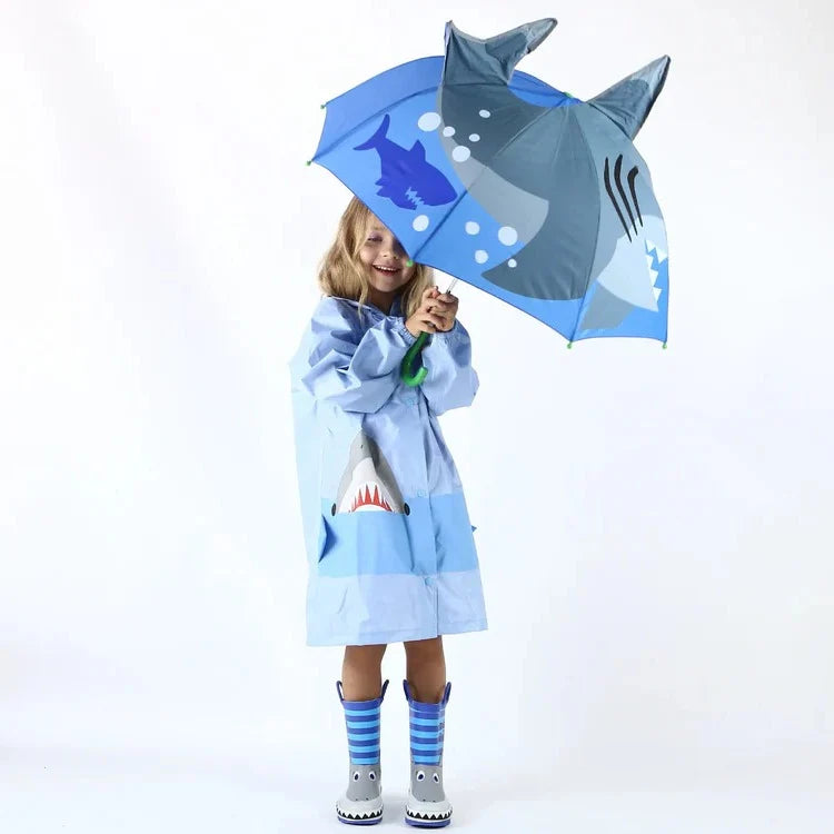 Kids Umbrella | Rainbow Canopy & Child-Safe Handle