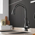 Kitchen Faucet | Pull-Out Spray Head & Copper Finish