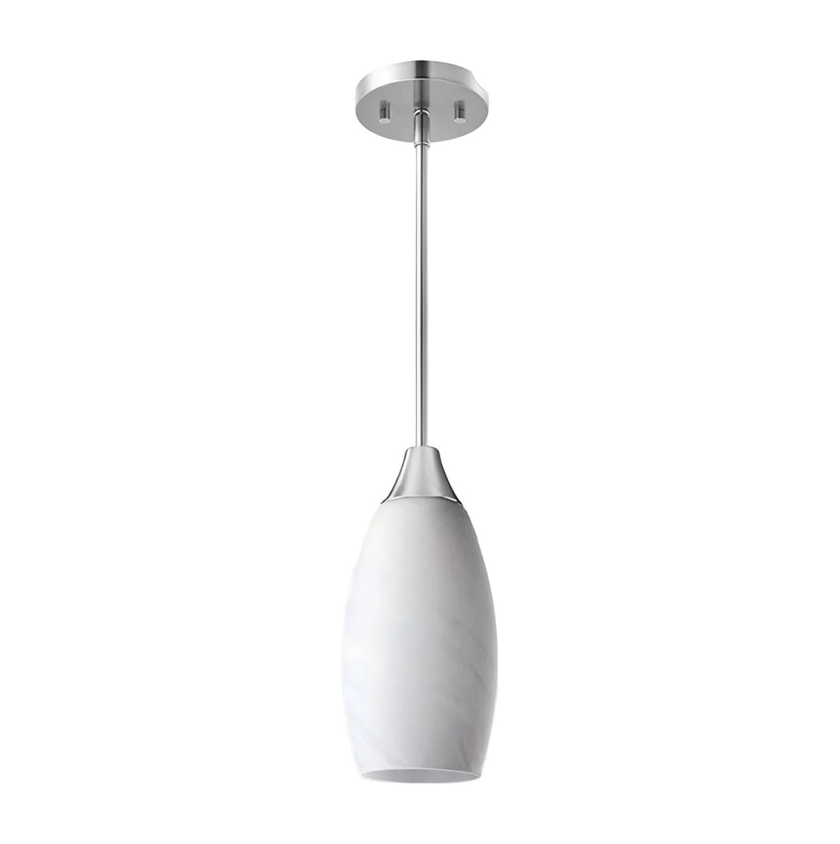 Kitchen Pendant Light | Stone-Pattern Mica Glass & Height-Adjustable Cable