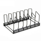 Kitchen Rack | Durable Iron & Adjustable Slots | 12–23 In
