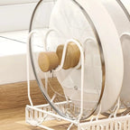 Kitchen Rack | Durable Iron & Adjustable Slots | 12–23 In