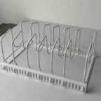Kitchen Rack | Durable Iron & Adjustable Slots | 12–23 In
