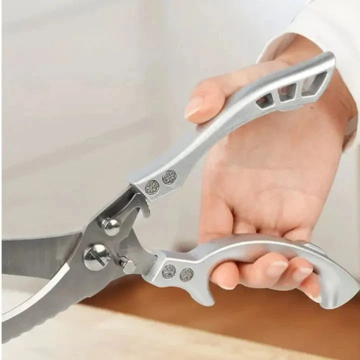 Kitchen Shears | Heavy-Duty Stainless Steel & Safety Lock