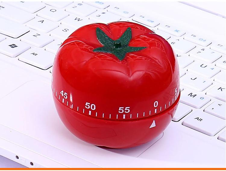 Kitchen Timer | 360° Rotating Mechanical Tomato-Shaped