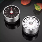 Kitchen Timer | Mechanical Stainless Steel & Magnetic Base | 59-Minute