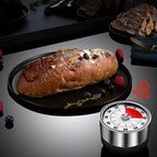 Kitchen Timer | Mechanical Stainless Steel & Magnetic Base | 59-Minute