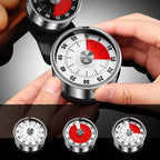 Kitchen Timer | Mechanical Stainless Steel & Magnetic Base | 59-Minute