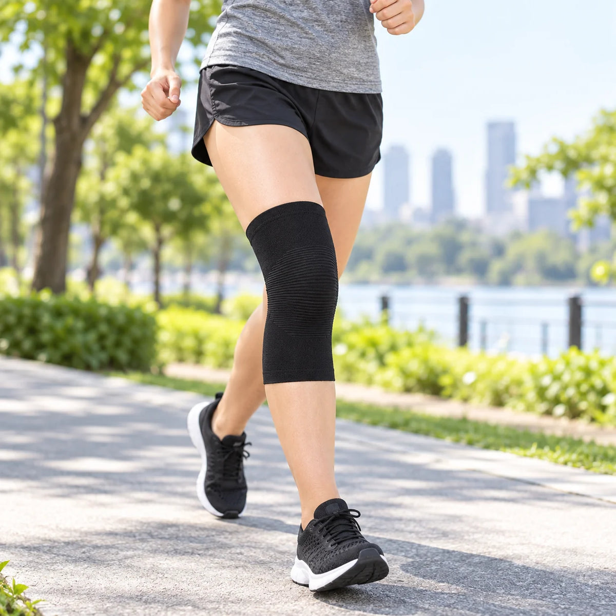 Knee Compression Sleeve | Breathable Bamboo & Flexible Support