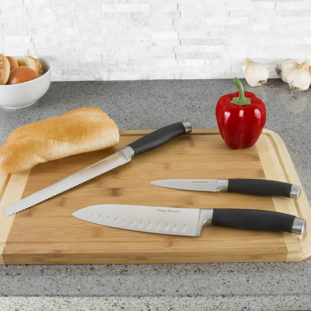 Knife Set | Wood Storage Block | 15-Piece Set