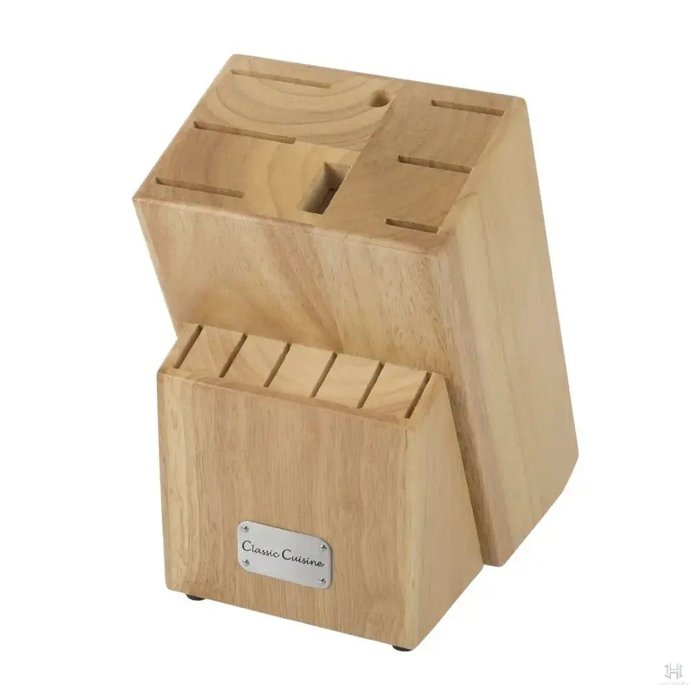 Knife Set | Wood Storage Block | 15-Piece Set