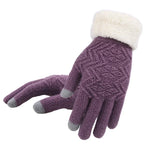 Knitted Gloves | Touchscreen & Plush-Lined | Wind-Resistant