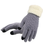 Knitted Gloves | Touchscreen & Plush-Lined | Wind-Resistant