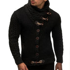 Knitted Sweater | Thick Knit & Toggle Closure | Warm and Comfortable