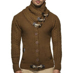 Knitted Sweater | Thick Knit & Toggle Closure | Warm and Comfortable