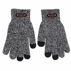 Knitted Winter Gloves | Touchscreen-Compatible & Stretchy | One Size Fits Most