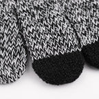 Knitted Winter Gloves | Touchscreen-Compatible & Stretchy | One Size Fits Most