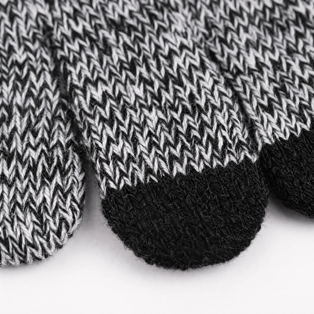 Knitted Winter Gloves | Touchscreen-Compatible & Stretchy | One Size Fits Most