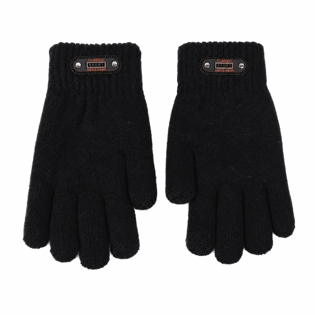 Knitted Winter Gloves | Touchscreen-Compatible & Stretchy | One Size Fits Most