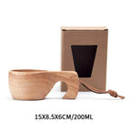 Kuksa Cup | Hand-Carved & Solid Wood | One-Of-A-Kind