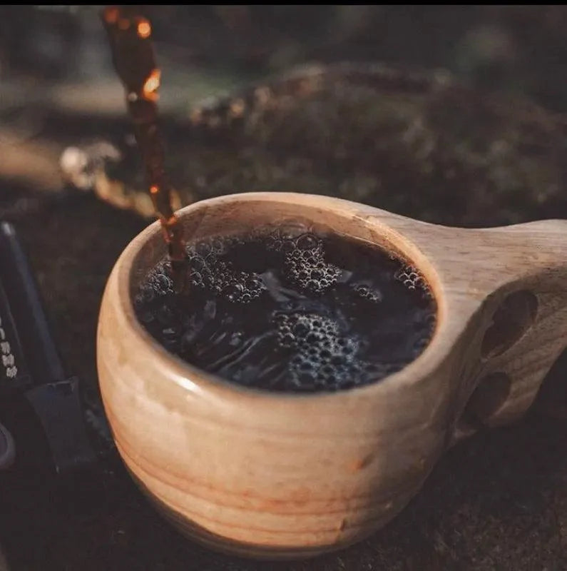 Kuksa Cup | Hand-Carved & Solid Wood | One-Of-A-Kind