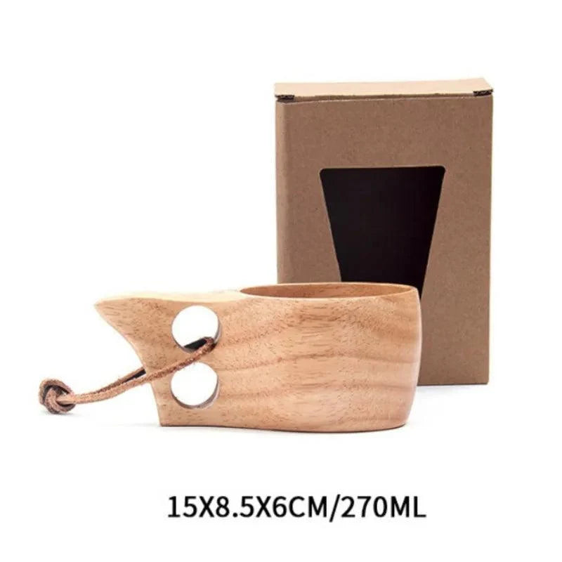 Kuksa Cup | Hand-Carved & Solid Wood | One-Of-A-Kind