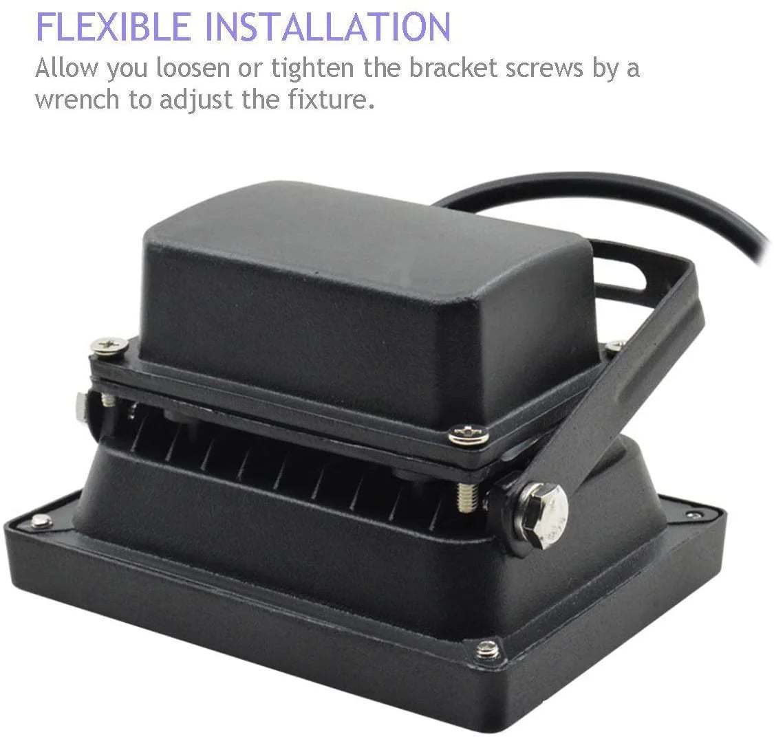 Landscape Floodlight | 3000K Warm White & 50,000-Hour Lifespan | 10W