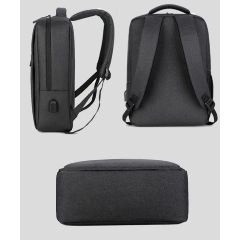 Laptop Backpack | Water-Resistant Slim Padded & USB Charging Port