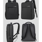 Laptop Backpack | Water-Resistant Slim Padded & USB Charging Port