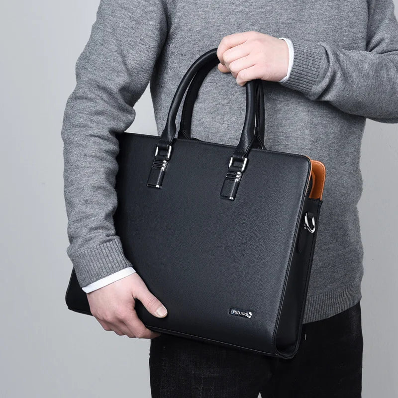 Laptop Bag | Leather & Padded Laptop Compartment | Fits Laptops Up To 15 Inches