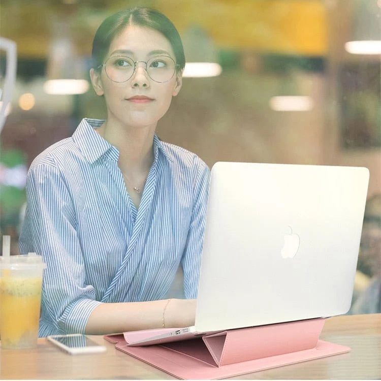 Laptop Bag | Water-Resistant Foldable Stand | Integrated Wrist Rest