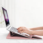 Laptop Bag | Water-Resistant Foldable Stand | Integrated Wrist Rest