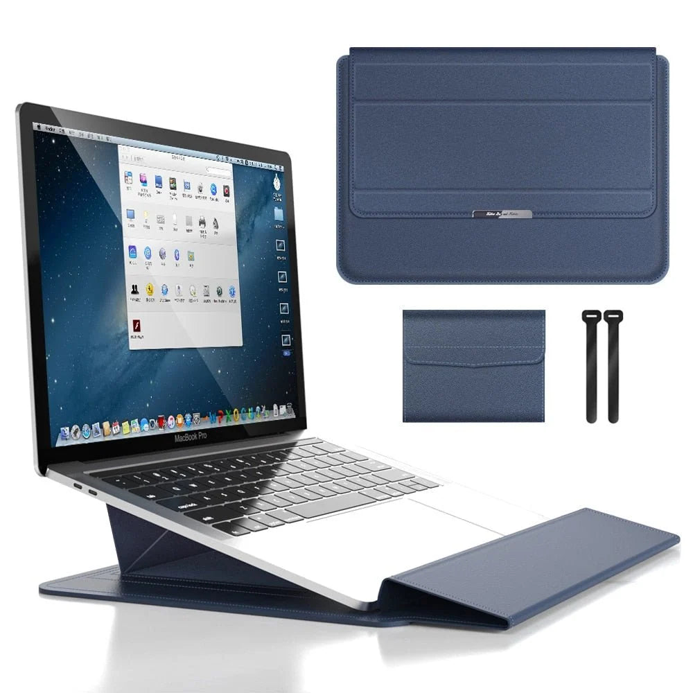 Laptop Bag | Water-Resistant Foldable Stand | Integrated Wrist Rest