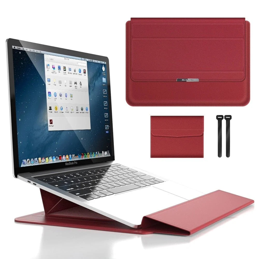 Laptop Bag | Water-Resistant Foldable Stand | Integrated Wrist Rest