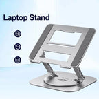Laptop Stand | 360° Rotating & Height Adjustable | Foldable