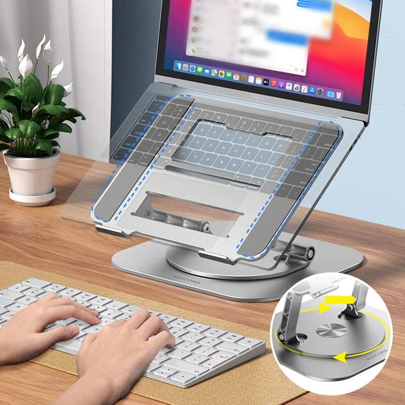Laptop Stand | 360° Rotating & Height Adjustable | Foldable