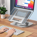 Laptop Stand | 360° Rotating & Height Adjustable | Foldable