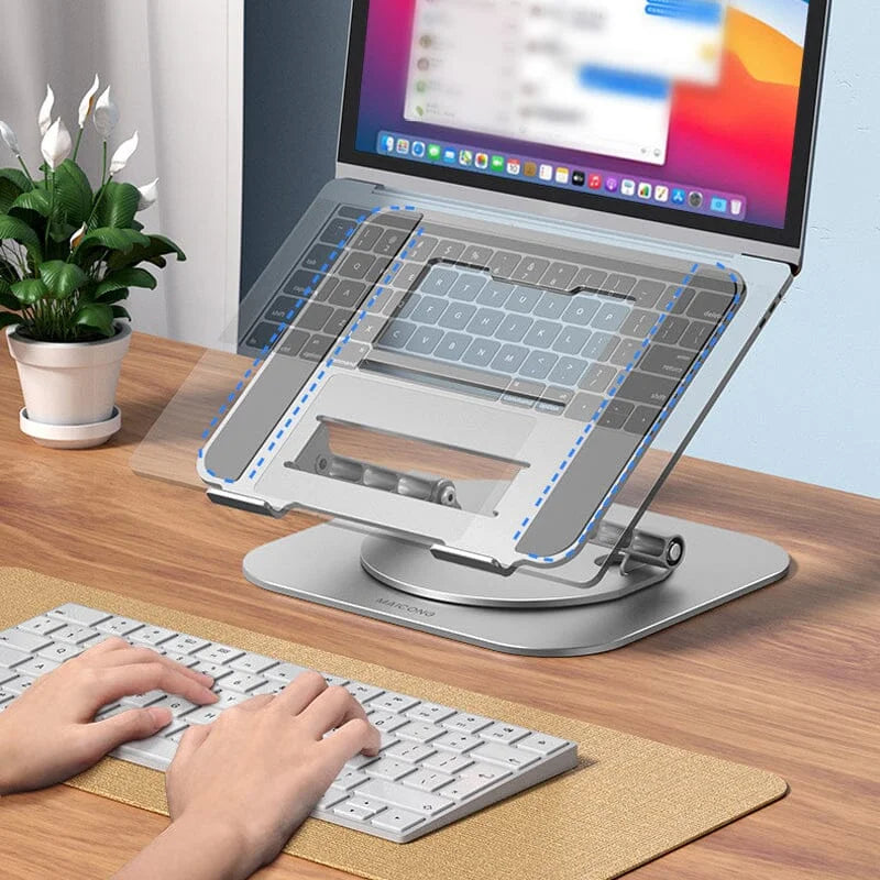 Laptop Stand | 360° Rotating & Height Adjustable | Foldable