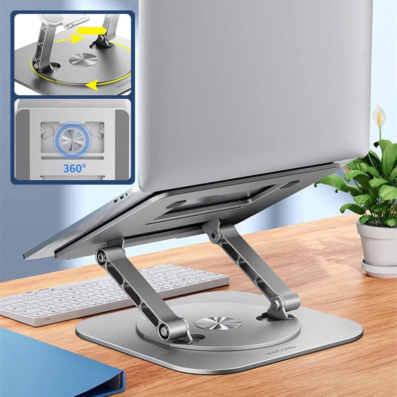 Laptop Stand | 360° Rotating & Height Adjustable | Foldable