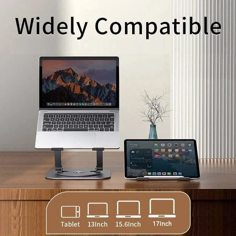 Laptop Stand | 360° Rotating & Height Adjustable | Foldable