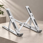 Laptop Stand | Ergonomic 6-Level Height-Adjustable & Portable