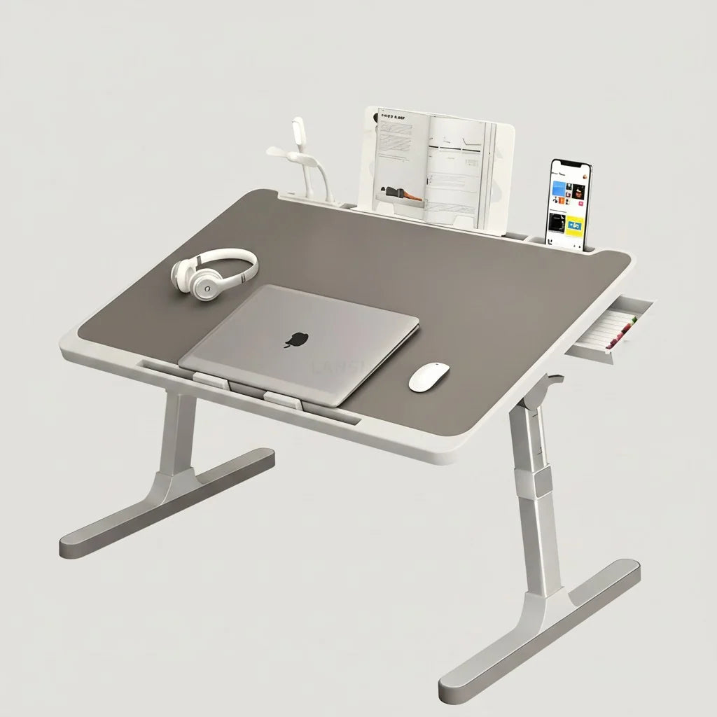 Laptop Stand For Bed | Aluminum Adjustable Height & Tilt