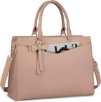 Laptop Tote | Waterproof PU Leather & Padded 15.6-Inch Compartment