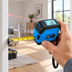 Laser Tape Measure | 2-In-1 Laser & Self-Locking Tape | USB Rechargeable