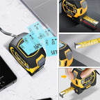 Laser Tape Measure | 3-in-1 Distance & Cross-Line | 5m Tape