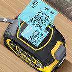 Laser Tape Measure | 3-in-1 Distance & Cross-Line | 5m Tape