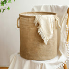 Laundry Basket | Waterproof Lining & Cotton-Linen Blend | Foldable