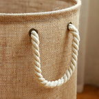 Laundry Basket | Waterproof Lining & Cotton-Linen Blend | Foldable