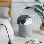 Laundry Basket | Woven Cotton & Collapsible | 58 L